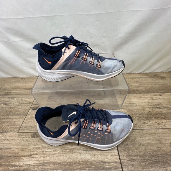 Nike‎ Womens EXP X14 AO3170-401 Blue Orange Running Shoes Sneakers Sz 9 M - Picture 2 of 9